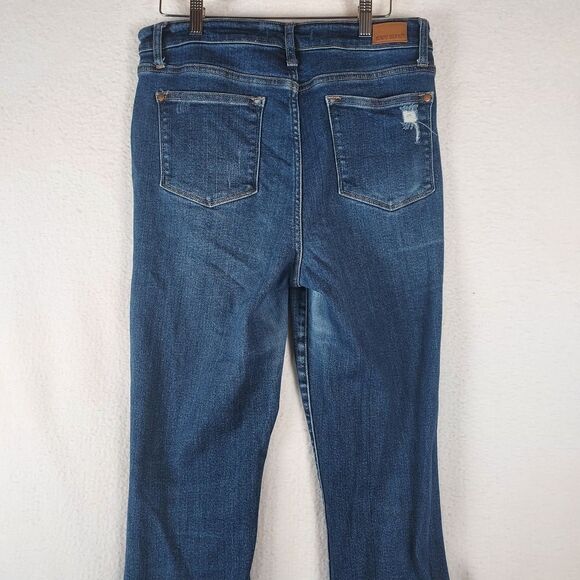 Judy Blue Distressed Jeans Women’s Size 9/29 Blue Denim Stretch Ripped Pants - Picture 3 of 13